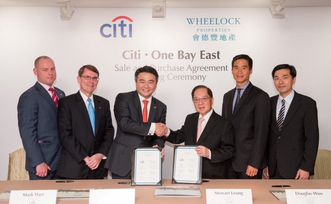 The sale and purchase agreement signing ceremony for One Bay East – East Tower